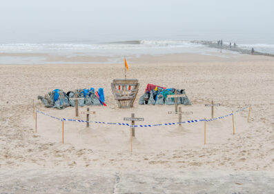 Shades of Trash Installation, Brandenburger Strand, Westerland, 2018
